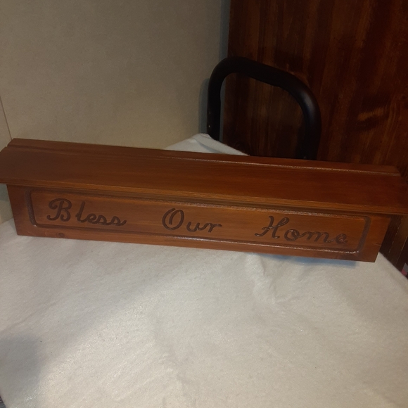 Home & Garden Party Wooden Shelf - Picture 2 of 4